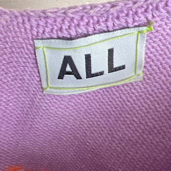 ALL Tribal Women Purple Mix Of Shape Tank Top *Dimensions in Picturess* - Picture 3 of 5